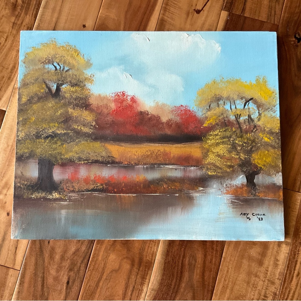 Beautiful Original Landscape Oil Painting 16X20